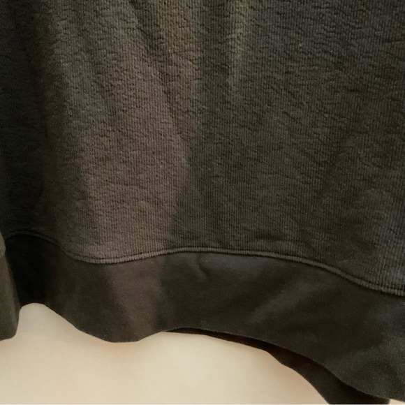 Candance Cameron Bure French Terry Top Charcoal 1X - Picture 3 of 7